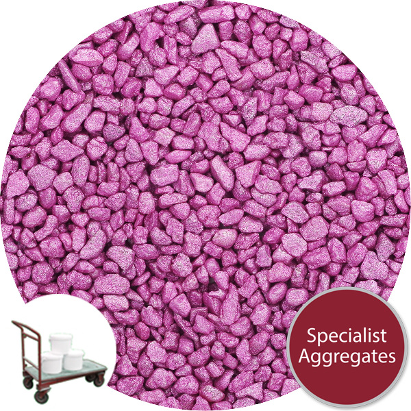 Rounded Gravel Nuggets - Starburst Pink - Click & Collect